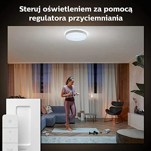 Philips Hue Enrave XL lubinis šviestuvas baltas | 48 W | Baltas Ambiance 2200-6500 | Bluetooth