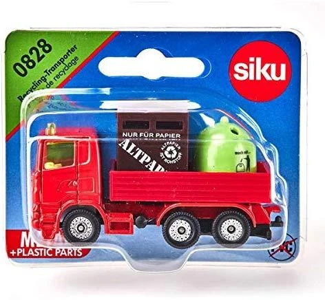 Siku Sunkvežimis su rūšiavimo konteineriais