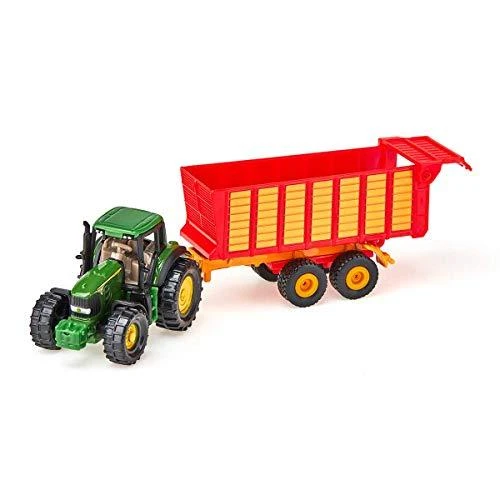 SIKU traktorius John Deere su Siloso priekaba, 1650