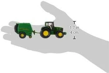 Siku John Deere traktorius su presu