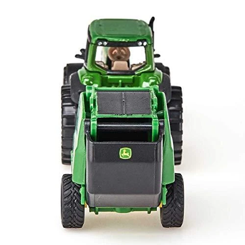 Siku John Deere traktorius su presu