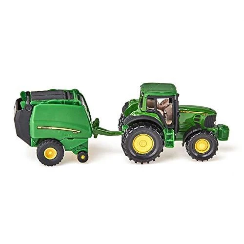 Siku John Deere traktorius su presu