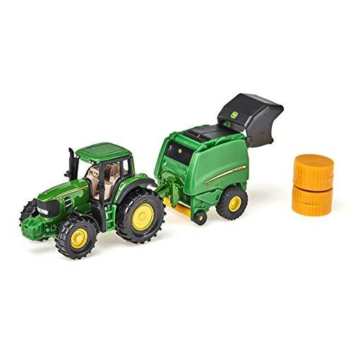 Siku John Deere traktorius su presu