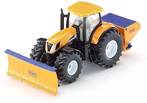 Siku 1:50 traktorius su plūgu ir druskos barstytuvu
