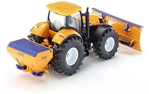 Siku 1:50 traktorius su plūgu ir druskos barstytuvu