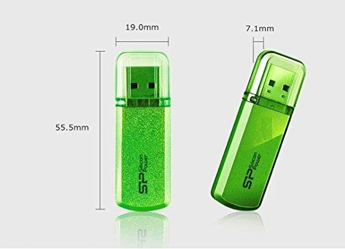 Silicon Power | Helios 101 | 16 GB | USB Type-A | Žalias