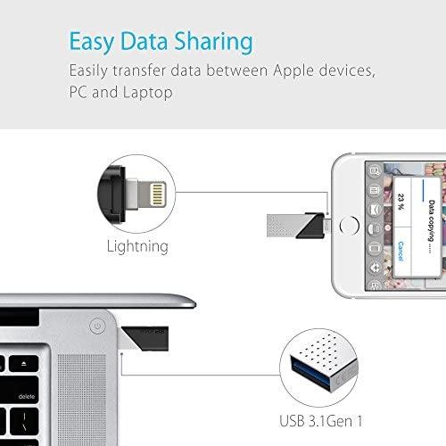Silicon Power Mobile C80 USB atmintukas 32 GB USB Type-A / USB Type-C 3.2 Gen 1 (3.1 Gen 1) Titanas
