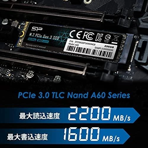 Silicon Power SSD P34A60 512GB, M.2 PCIe Gen3 x4 NVMe, 2200/1600 MB/s