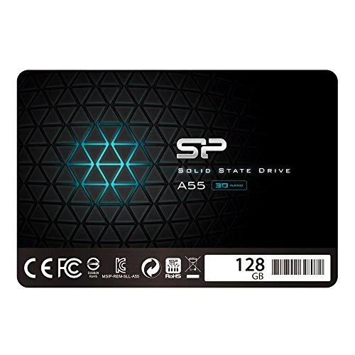 Silicon Power | A55 | 128 GB | SSD form factor 2.5" | Solid-state drive sąsaja SATA | Skaitymo greitis 550 MB/s | Rašymo greitis 420 MB/s