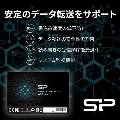 Silicon Power | A55 | 128 GB | SSD form factor 2.5" | Solid-state drive sąsaja SATA | Skaitymo greitis 550 MB/s | Rašymo greitis 420 MB/s