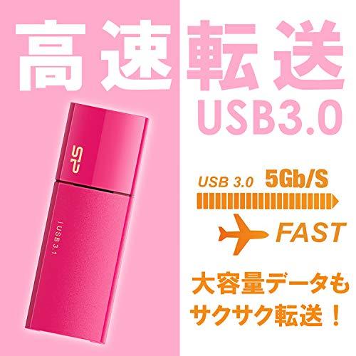 Silicon Power Blaze B05 32 GB, USB 3.0, Rožinė