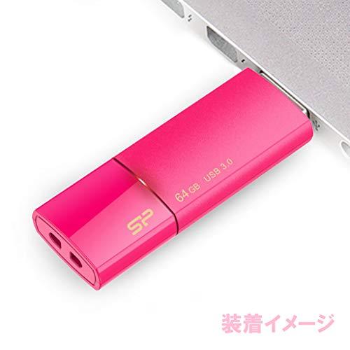 SILIKONIO MAITINIMO KOMPIUTERIS & COMMUNICAT SILICON POWER atmintis USB Blaze B05 64GB USB 3.2 Rožinė