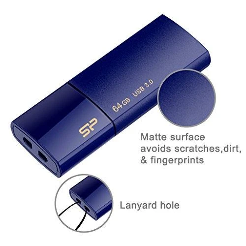 Silicon Power | Blaze B05 | 64 GB | USB A tipo | Mėlyna