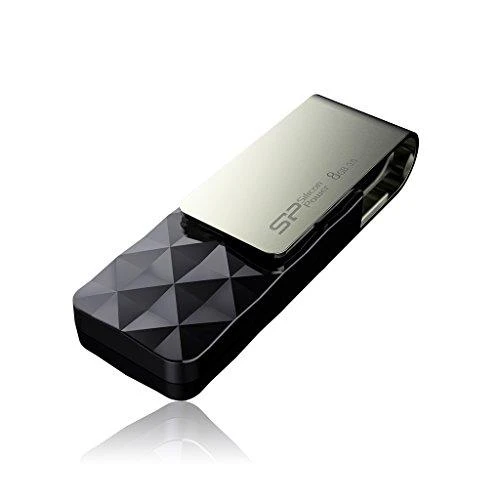 Silicon Power | Blaze B30 | 8 GB | USB A tipo | Sidabrinis