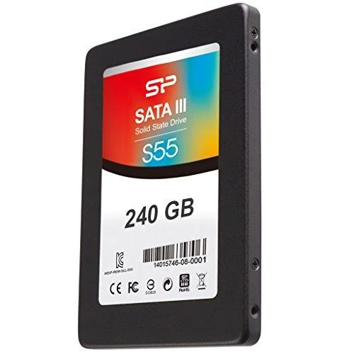 Silicon Power | Slim S55 | 240 GB | Solid-state drive sąsaja SATA | Skaitymo greitis 550 MB/s | Rašymo greitis 450 MB/s