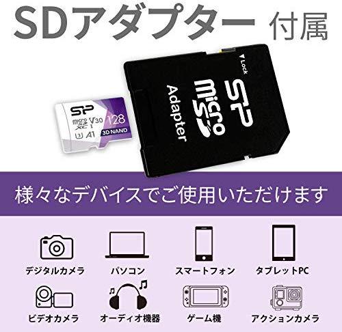 Atminties kortelė Silicon Power | Superior Pro | 128 GB | micro SDXC | Flash atminties klasė 10 | su adapteriu