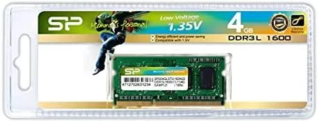 Nešiojamo kompiuterio atmintis Silicon Power DDR3 4GB 1600MHz CL11 SO-DIMM 1.35V žemos įtampos atmintis