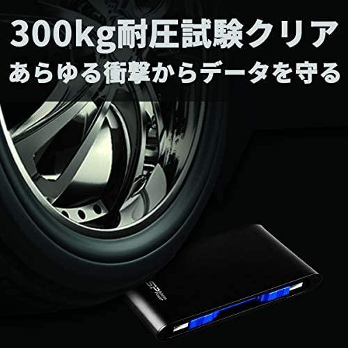 Kietasis diskas Silicon Power Armor A80 1000 GB, 2.5 ", USB 3.1, Juodas