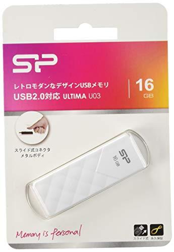 Silicon Power Ultima U03 USB atmintukas 16 GB USB A tipo 2.0 Balta