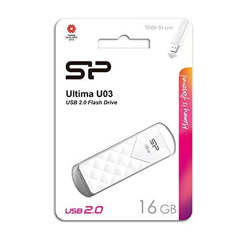 Silicon Power Ultima U03 USB atmintukas 16 GB USB A tipo 2.0 Balta