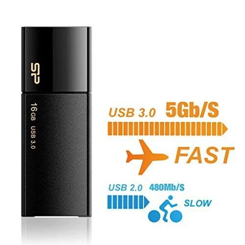 Silicon Power | Blaze B05 | 16 GB | USB Type-A | Juodas