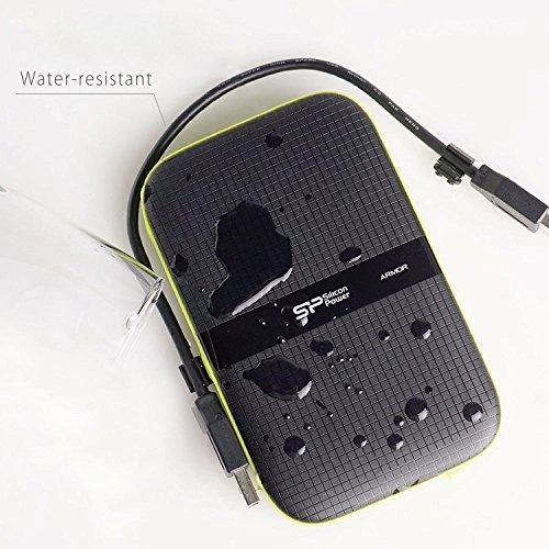 Išorinis kietasis diskas Silicon Power Armor A60 2TB SP020TBPHDA60S3K, Juodas/žalias