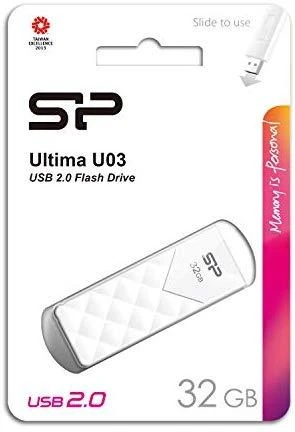 „Silicon Power“ | „Ultima U03“ | 32 GB | USB A tipo | Baltas