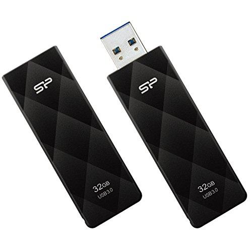 Silicon Power Blaze B20 32 GB, USB 3.0; USB 3.1 Gen 1; USB 3.2 Gen 1; USB 2.0 suderinamas atgal, Matte Juodas