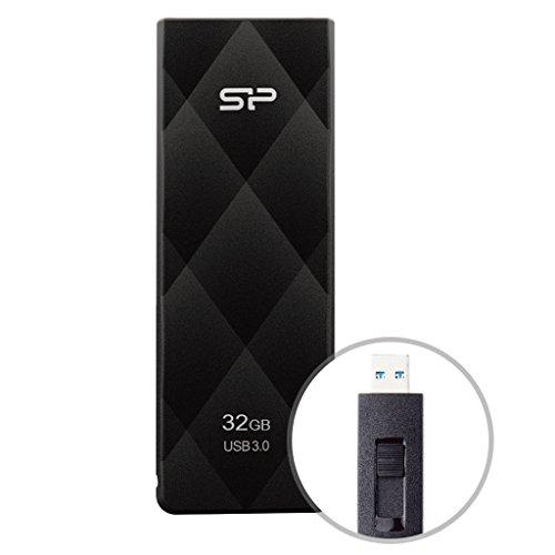 Silicon Power Blaze B20 32 GB, USB 3.0; USB 3.1 Gen 1; USB 3.2 Gen 1; USB 2.0 suderinamas atgal, Matte Juodas