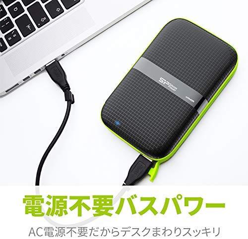 SILICON POWER COMPUTER & COMMUNICAT SILICONPOW SP040TBPHDA60S3K Išorinis kietasis diskas HDD Silicon Power Armor A60 2.5 4TB USB 3.0, IPX4, Juodas