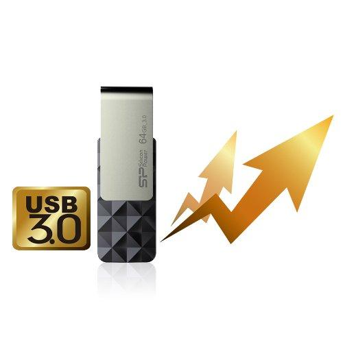 Pendrive Silicon Power Blaze B30, 64 GB (SP064GBUF3B30V1K)