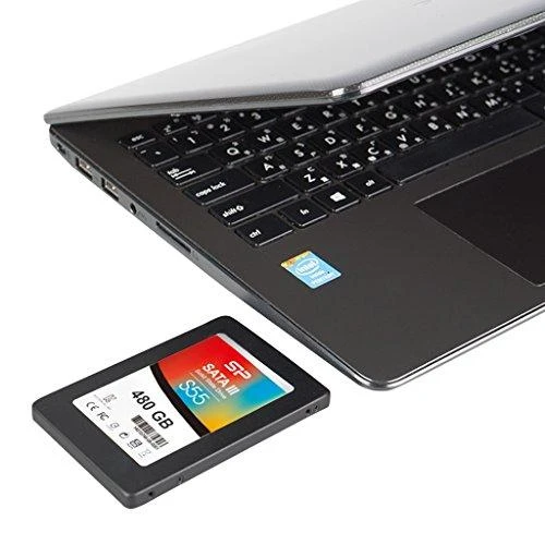 Silicon Power Slim S55 480 GB, SSD form factor 2.5", SSD sąsaja SATA, Rašymo greitis 440 MB/s, Skaitymo greitis 550 MB/s