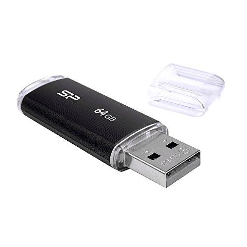 Silicon Power ULTIMA U02 64 GB, USB 2.0, Juodas