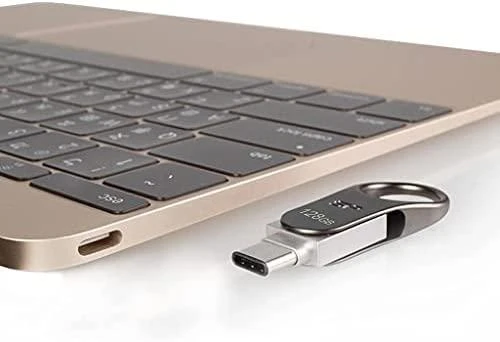 „Silicon Power Mobile C80“ USB atmintinė 128 GB A tipo USB / C tipo USB 3.0 (3.1 Gen 1) Titanium