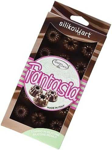Silikoninė formelė saldainiams Silikomart Fantasia SCG19, Ø 28,5 x 15 mm