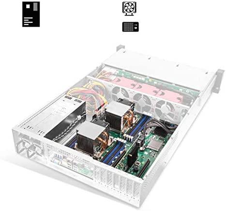 SilverStone RM22–312 Rackmount Serverio dėklas, 2U, E–ATX – juoda