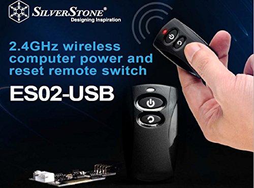 SilverStone SST-ES02-USB, nuotolinio valdymo pultas kompiuterio įjungimui / išjungimui