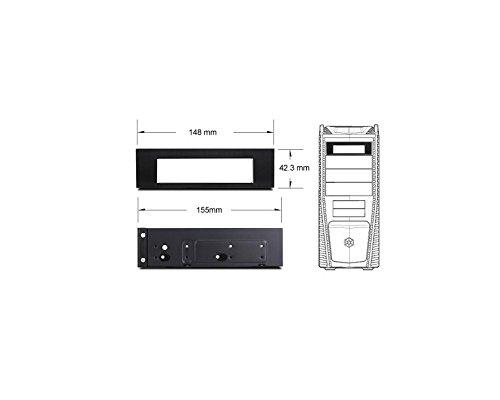 Silverstone 5.25" to 3.5" & 2.5" Bay Converter, Juodas