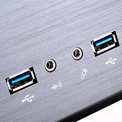 SilverStone Grandia 05 Kompiuterio važiuoklė USB 3.0 x 2, Mic x1, Spk x1, Juodas, Micro ATX, Maitinimo blokas Komplekte Ne