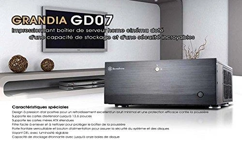 SilverStone SST–GD07B USB 3.0 Grandia Desktop – juoda