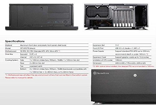 SilverStone SST–GD07B USB 3.0 Grandia Desktop – juoda