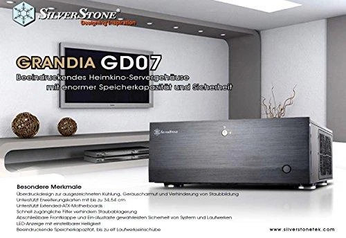 SilverStone SST–GD07B USB 3.0 Grandia Desktop – juoda