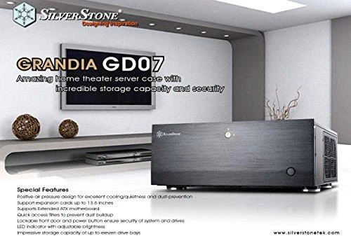 SilverStone SST–GD07B USB 3.0 Grandia Desktop – juoda