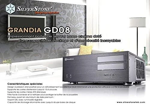 SilverStone SST–GD08B USB 3.0 Grandia Desktop – juoda