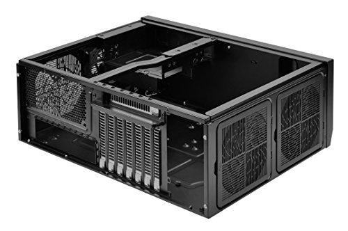 PC korpusas Silverstone SST-GD09B Grandia HTPC ATX, Juodas