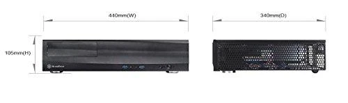 SilverStone Milo 03 Kompiuterio važiuoklė USB 3.0 x2, Mic x1, Spk x1, juodas, Micro ATX, Maitinimo šaltinis Komplekte Ne