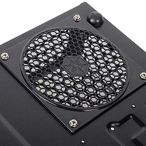SilverStone Milo 04 Kompiuterio važiuoklė USB 3.0 x 2, Mic x1, Spk x1, Juodas, Micro ATX, Maitinimo šaltinis Komplekte Ne