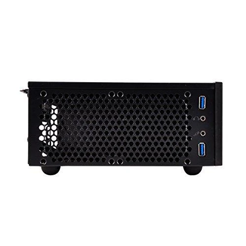 PC korpusas Silverstone Silent SST-ML09B Milo Slim HTPC Mini-ITX, juodas