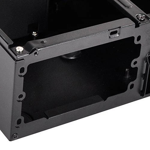 PC korpusas Silverstone Silent SST-ML09B Milo Slim HTPC Mini-ITX, juodas