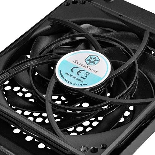 PC korpusas Silverstone Silent SST-ML09B Milo Slim HTPC Mini-ITX, juodas